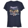 thumbnail image 1 of Junior's Bratz Sleepover Squad Graphic Tee Navy Blue Small, 1 of 2