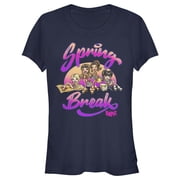 Juniors Bratz Spring Break Fun Graphic Tee Navy Blue Large