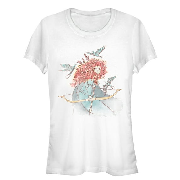 Junior's Brave Merida Arrows Graphic Tee White Large
