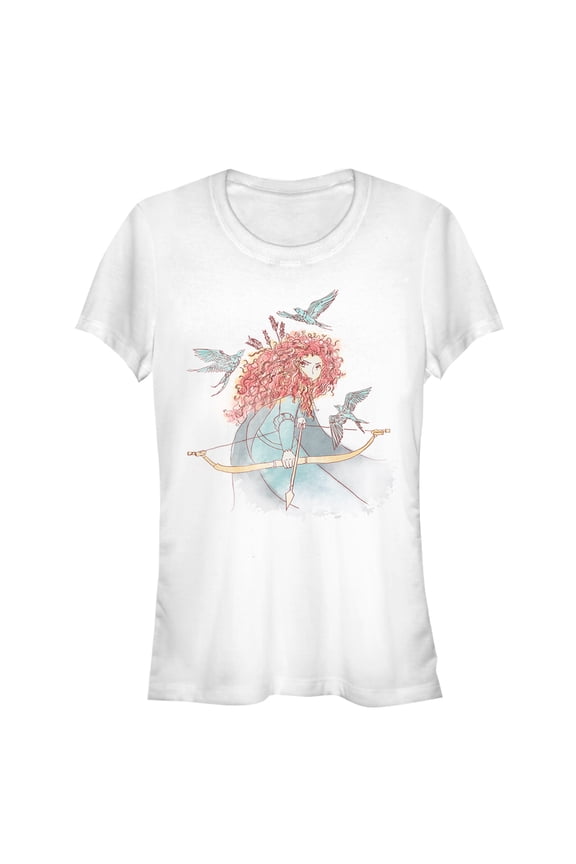 Junior's Brave Merida Arrows Graphic Tee White Small