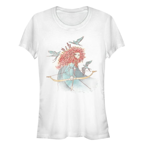 Junior's Brave Merida Arrows Graphic Tee White Small