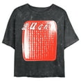 thumbnail image 1 of Junior's Bush Sixteen Stone Album Cover Graphic Crop T-Shirt Black Medium, 1 of 4