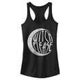 thumbnail image 1 of Junior's CHIN UP Halloween Witch Please  Racerback Tank Top Black Medium, 1 of 5