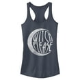thumbnail image 1 of Junior's CHIN UP Halloween Witch Please  Racerback Tank Top Indigo Large, 1 of 4