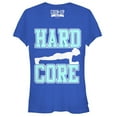 thumbnail image 1 of Junior's CHIN UP Hard Core  Graphic Tee Royal Large, 1 of 2