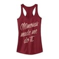 thumbnail image 1 of Junior's CHIN UP Mimosas Made Me  Racerback Tank Top Scarlet X Large, 1 of 3