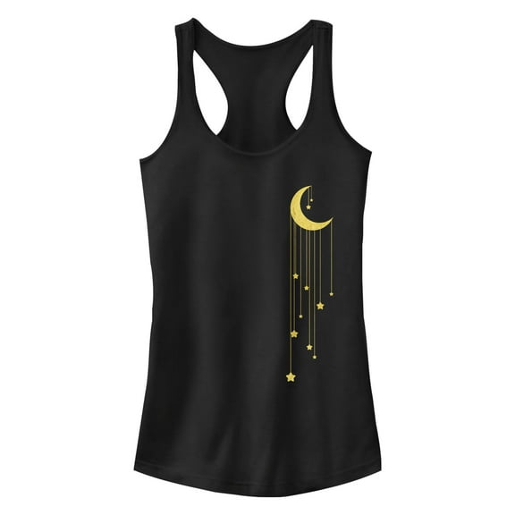 Junior's CHIN UP Moon Stars Racerback Tank Top
