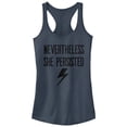 thumbnail image 1 of Junior's CHIN UP Nevertheless She Persisted Racerback Tank Top Indigo 2X Large, 1 of 3