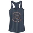 thumbnail image 1 of Junior's CHIN UP Sunshine On My Mind  Racerback Tank Top Indigo Medium, 1 of 3