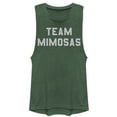 thumbnail image 1 of Junior's CHIN UP Team Mimosas  Festival Muscle Graphic Tee Pine Green Heather Medium, 1 of 3
