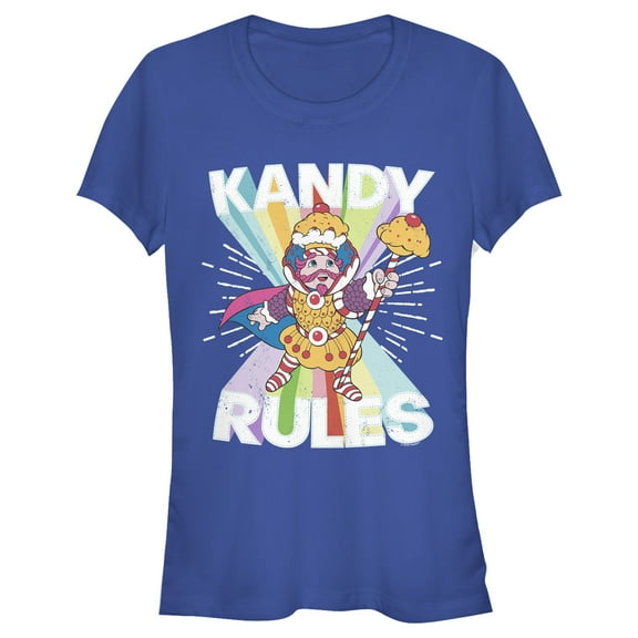 Junior's Candy Land King Kandy Rules Graphic T-Shirt