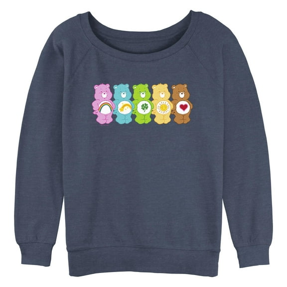 Junior's Care Bears Bears Line Up Sweatshirt