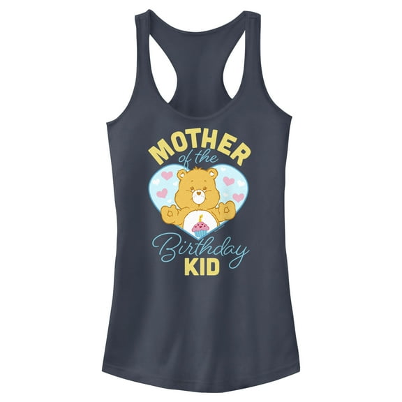 Junior's Care Bears Mother of the Birthday Kid  Racerback Tank Top