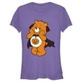 thumbnail image 1 of Junior's Care Bears Trick-or-Sweet Bear  Graphic Tee Purple Small, 1 of 3