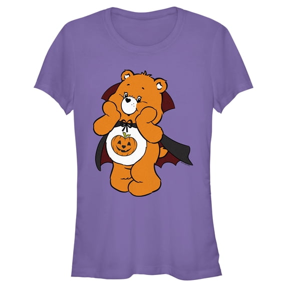 Junior's Care Bears Trick-or-Sweet Bear Graphic Tee Purple Small