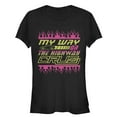 thumbnail image 1 of Junior's Cars My Way or Highway  Graphic Tee Black 2X Large, 1 of 2