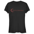 thumbnail image 1 of Junior's Castlevania Classic Logo Graphic Tee Black Medium, 1 of 2