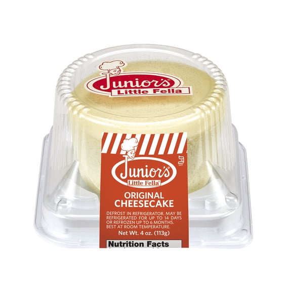 Junior s Little Fellas Original New York Style Cheesecake 4 Oz Frozen junior-s-little-fellas-original-new-york-style-cheesecake-4-oz-frozen