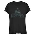 thumbnail image 1 of Junior's Cinderella Bibbidi Bobbidi Boo  Graphic Tee Black Medium, 1 of 2