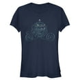 thumbnail image 1 of Junior's Cinderella Bibbidi Bobbidi Boo Graphic Tee Navy Blue X Large, 1 of 2