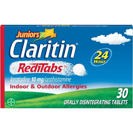 Junior's Claritin 24 Hour Non-Drowsy Allergy Relief RediTabs, 10mg, 30 Ct