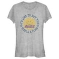 thumbnail image 1 of Junior's Coca Cola Unity Distressed Sun Logo Graphic Tee Athletic Heather 2X Large, 1 of 3