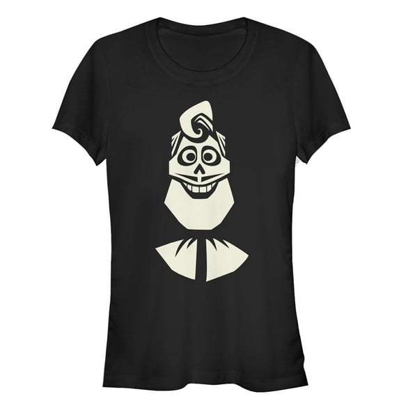 Junior's Coco Ernesto Skeleton Graphic Tee Black Medium
