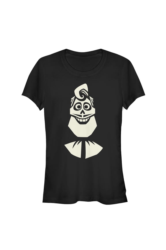 Junior's Coco Ernesto Skeleton Graphic Tee Black Medium