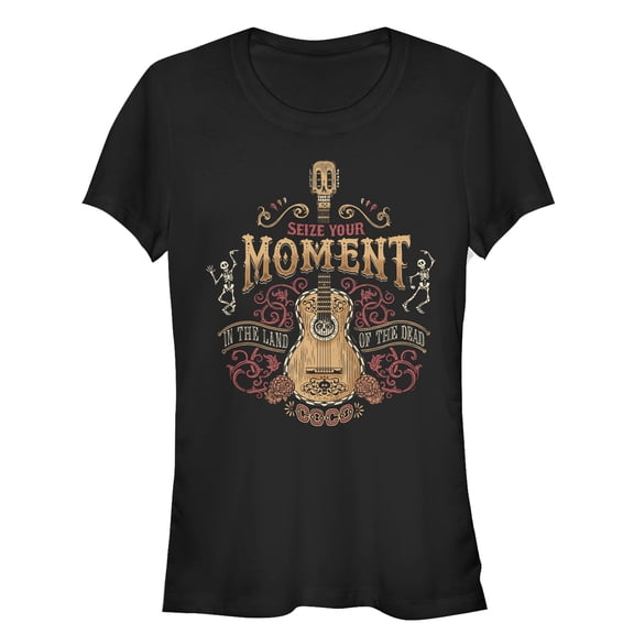 Junior's Coco Seize Your Moment  Graphic Tee Black X Large