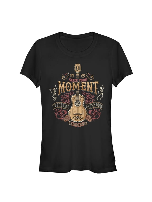 Junior's Coco Seize Your Moment Graphic Tee Black X Large