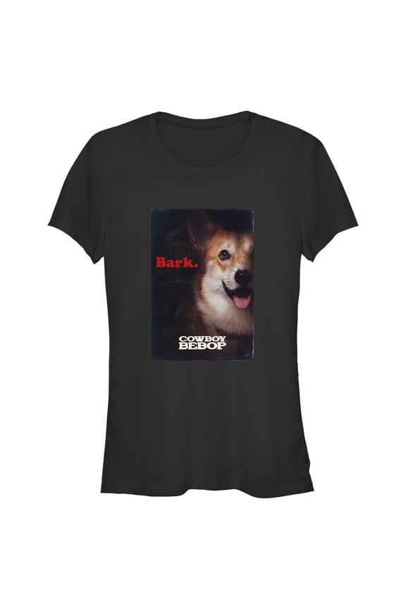 Junior's Cowboy Bebop Bark Graphic Tee Black Medium