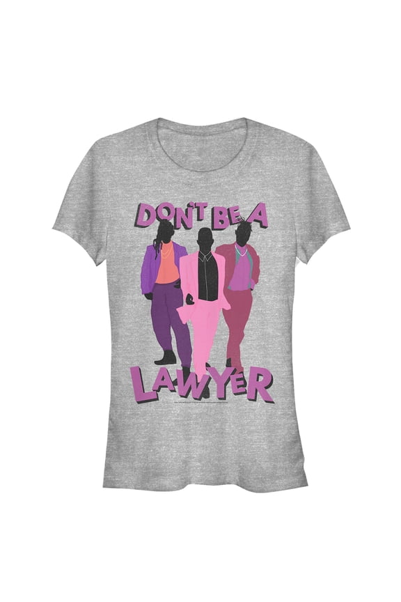 Junior's Crazy Ex-Girlfriend Don't Be a Lawyer Graphic Tee Athletic Heather Large