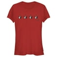 thumbnail image 1 of Junior's Cruella Crowns Logo  Graphic Tee Red Large, 1 of 3