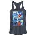 thumbnail image 1 of Junior's DC League of Super-Pets Battle Ready Poster Racerback Tank Top Indigo Large, 1 of 4