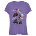 thumbnail image 1 of Junior's DC League of Super-Pets Super Squad  Graphic Tee Purple Small, 1 of 3