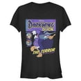 thumbnail image 1 of Junior's Darkwing Duck The Terror That Flaps In The Night Comic Cover  Graphic Tee Black Medium, 1 of 3