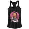thumbnail image 1 of Junior's Despicable Me Agnes Fluffy Unicorn  Racerback Tank Top Black Medium, 1 of 4
