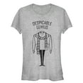thumbnail image 1 of Junior's Despicable Me Evil Genius Gru Graphic Tee Athletic Heather Small, 1 of 2