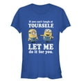 thumbnail image 1 of Junior's Despicable Me Minion Laugh At You Graphic Tee Royal Blue Small, 1 of 2