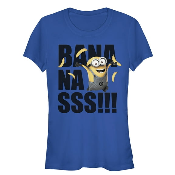 Junior's Despicable Me Minions Forever Graphic Tee Royal Blue Small