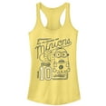 thumbnail image 1 of Junior's Despicable Me My Friends Are Minions  Racerback Tank Top Banana X Large, 1 of 3