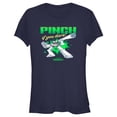 thumbnail image 1 of Junior's Dexter's Laboratory St. Patrick’s Day Pinch if You Dare  Graphic Tee Navy Blue 2X Large, 1 of 3