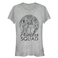 thumbnail image 1 of Junior's Disney Princesses Squad  Graphic Tee Athletic Heather Medium, 1 of 2
