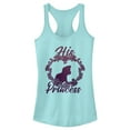 thumbnail image 1 of Junior's Disney The Little Mermaid Ariel His Princess Racerback Tank Top Cancun Medium, 1 of 4