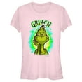 thumbnail image 1 of Junior's Dr. Seuss Airbrush Grinch  Graphic T-Shirt, 1 of 3