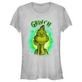thumbnail image 1 of Junior's Dr. Seuss Airbrush Grinch  Graphic T-Shirt, 1 of 3