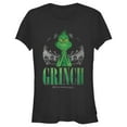 thumbnail image 1 of Junior's Dr. Seuss Christmas Grinch You're a Mean One Portrait  Graphic T-Shirt, 1 of 3