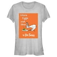 thumbnail image 1 of Junior's Dr. Seuss Green Eggs and Ham Book Cover  Graphic T-Shirt, 1 of 3