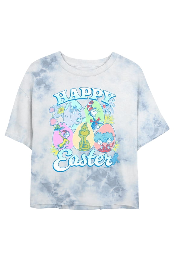 Junior's The Grinch Happy Easter Graphic T-Shirt