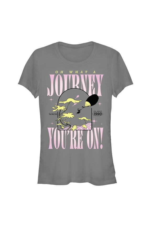Junior's Dr. Seuss Oh What a Journey You're On Graphic T-Shirt